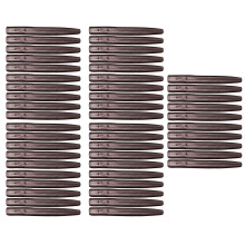 3.5/4.5/5.50cm Fishing Anti Tangles Sleeves-Brown 3.5cm 50pcs