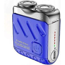 (Sky Blue) R-12 Luggage Electric Shaver,Mini Electric Shaver,Pocket Size Electric Shaver