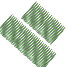 Quick Install Rubber Tip Tube Fishing Anti-Green 5.5cm 50pcs