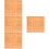 4 Sheets Wood Grain Pu Decorate Hair 7