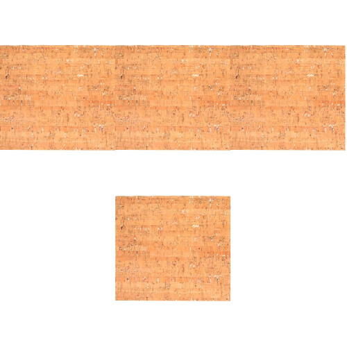4 Sheets Wood Grain Pu Decorate Hair 2