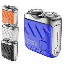 (Galaxy Silver) R-12 Luggage Electric Shaver,Mini Electric Shaver,Pocket Size Electric Shaver