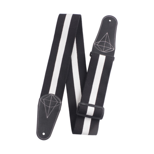Adjustable Guitar Strap Thicken Shoulder Belt-Black and white