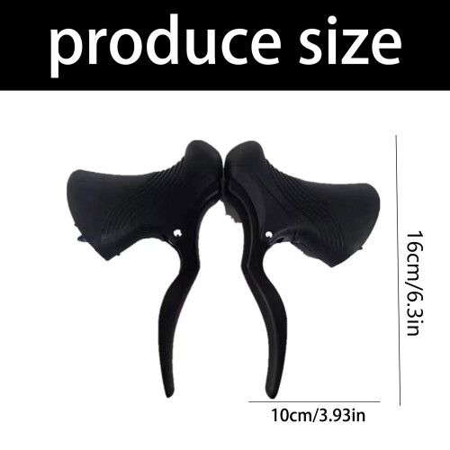 Multipurpose Aluminum Brake Levers With Road Fixed Track-Black 1