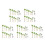 145 Pcs Plastic Palm Tree For DIY Scenery And Model Landscaping 5