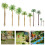 145 Pcs Plastic Palm Tree For DIY Scenery And Model Landscaping 11