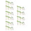 145 Pcs Plastic Palm Tree For DIY Scenery And Model Landscaping 6