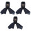 3 Count Dust-Proof Shawl Men And Women Protective Hat Working Cap 3