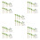 145 Pcs Plastic Palm Tree For DIY Scenery And Model Landscaping 7
