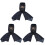 3 Count Dust-Proof Shawl Men And Women Protective Hat Working Cap 2