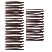 3.5/4.5/5.50cm Fishing Anti Tangles Sleeves-Brown 5.5cm 50pcs