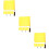 12Pcs Polyester Mini Hand Flags Yellow Parade Game Referee Flags 11