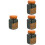 4pcs 1 Sponge Landscaping Tree Powder Scatter Mix 8