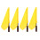 12Pcs Polyester Mini Hand Flags Yellow Parade Game Referee Flags 2