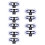 10Pcs Plastic Bracket with Suction Cup for Car Windshield 7