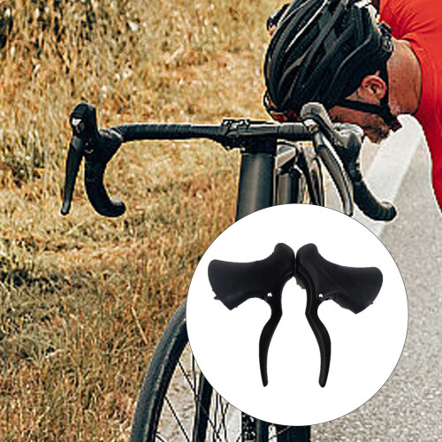 Multipurpose Aluminum Brake Levers With Road Fixed Track-Black 2