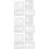 12Pcs Reusable Plastic Wall Stencils Large Pattern Decor 10