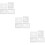 12Pcs Reusable Plastic Wall Stencils Large Pattern Decor 11