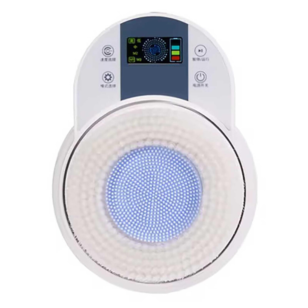 WallMounted Electric Back Scrubber with 360 Rotation, 3Speed Modes, Large 130mm Brush, IPX5 Waterproof