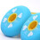 8Pcs Blue Rubber Skate Wheels Durable Roller Skates Replacement 4