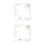 2 Pcs Multi-Function Screws Sewing Patch Ruler Patchwork Template 4