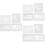 12Pcs Reusable Plastic Wall Stencils Large Pattern Decor 8