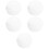 5Pcs Clear Acrylic Round Discs Cake Display DIY Craft Panels 9