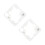 2 Pcs Multi-Function Screws Sewing Patch Ruler Patchwork Template 8