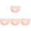 4Pcs Fruit Pattern Cat Recovery Collar Comfortable Anti-Bite Cone 4
