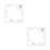 2 Pcs Multi-Function Screws Sewing Patch Ruler Patchwork Template 5