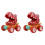 2 Pcs Dinosaur Pull Back Car Toys For Kids 3