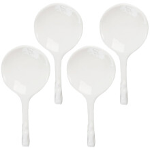 20 Pcs Chopstick Rest Ceramics White Household Skimmer