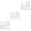 12Pcs Reusable Plastic Wall Stencils Large Pattern Decor 7