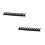 2Pcs Black Helmet Stickers Durable Motorcycle Helmet Patch Retro Decor 11