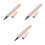 3Pcs Sparkling Golden Liquid Eyeliner Safe Non-Staining Makeup Tool 10