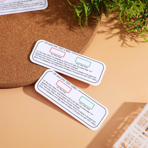 30Pcs Uvc Uva Test Cards Paper Material Uv Detector for Indoor Testing 1