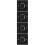 4pcs Rv Low Voltage Dimmer Switch Black 10