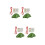 2Sets Turtle Shape Green Ocarina Flutes Portable Beginners Musical Set 7
