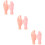 6 Pcs Manicure Practice Hand Model With Pluggable Nail Plates Rubber 9