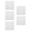 5Pcs White Access Panels for Drywall Ceiling Wall Cable Wiring Doors 9