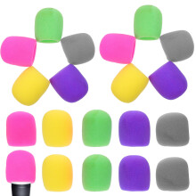 40Pcs Assorted Color Microphone Sponge Covers Durable Mic Accessories