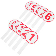 50 Pcs 1-10 Handheld Scoring Paddles For Cheerleading Sports Events