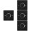 4pcs Rv Low Voltage Dimmer Switch Black 8
