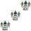 3 Sets Soldier Model Realistic Models Mini Helicopter Kit Child 5