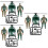 3 Sets Soldier Model Realistic Models Mini Helicopter Kit Child 7