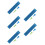 5Pcs Blue Braille Writing Kit Portable Plastic Stylus for Blind 4