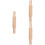 3Pcs Kids Plasticine Rolling Pin Clay Modeling Tool Wooden Roller 7