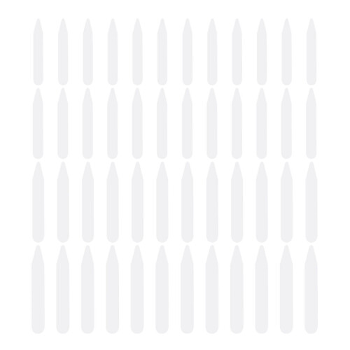 1000 Pcs Plastic Collar Stays For Dress Shirts 1