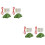 2Sets Turtle Shape Green Ocarina Flutes Portable Beginners Musical Set 6