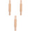 3Pcs Kids Plasticine Rolling Pin Clay Modeling Tool Wooden Roller 4